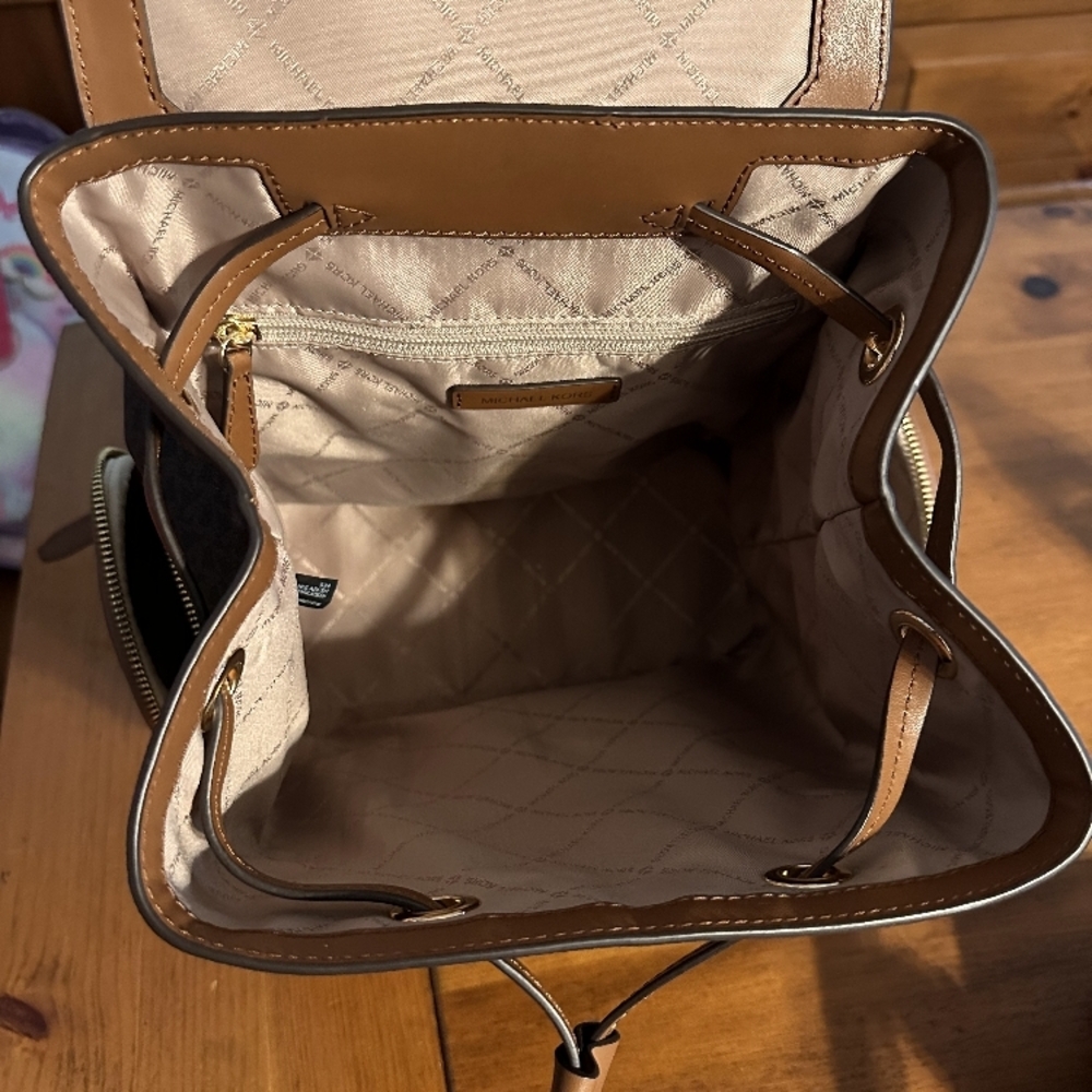 Michael Kors Brown and Tan Backpack - Picture 6 of 7